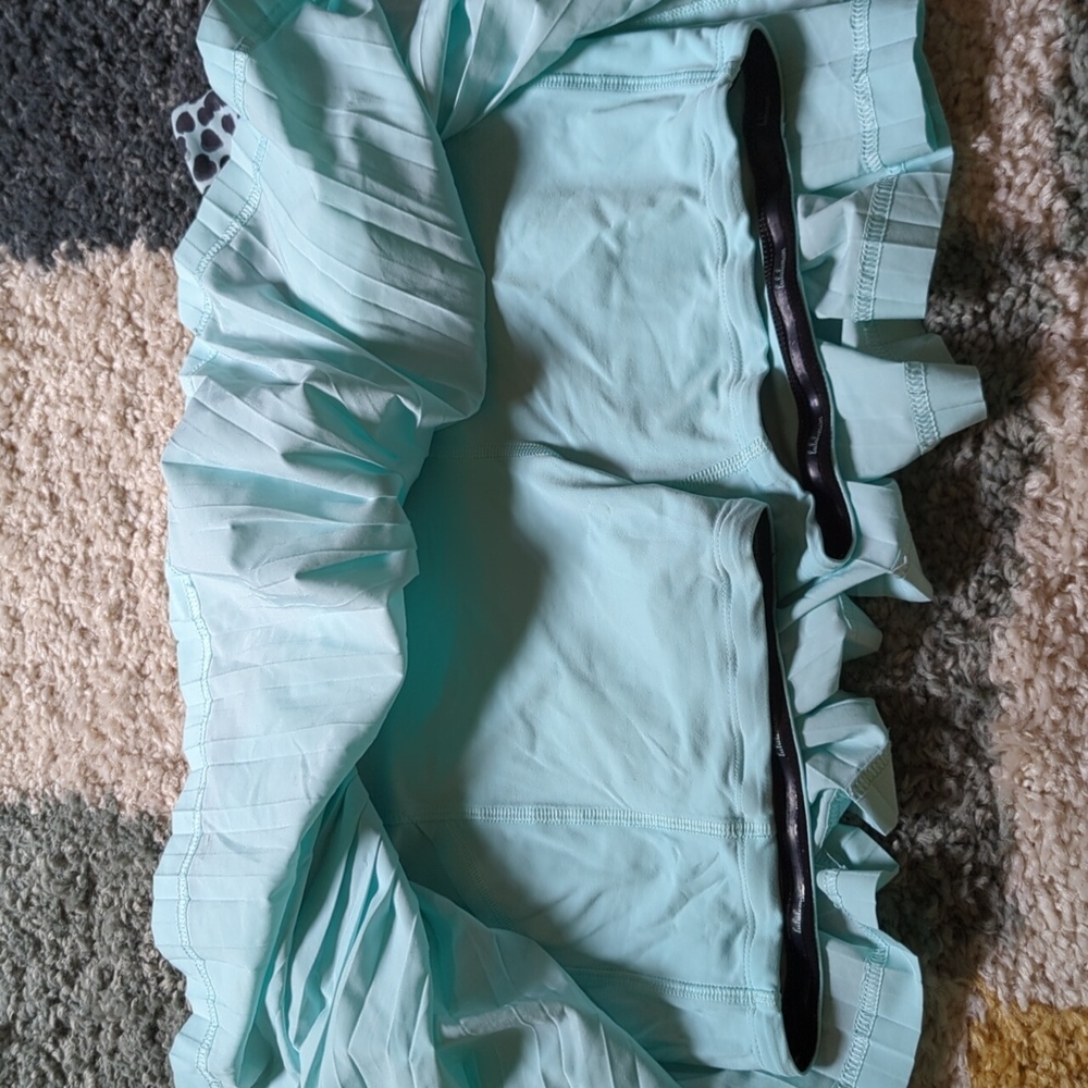 Lululemon | Pleat to Street II Pleated Mint Blue Skort Sz 8 - Picture 5 of 5
